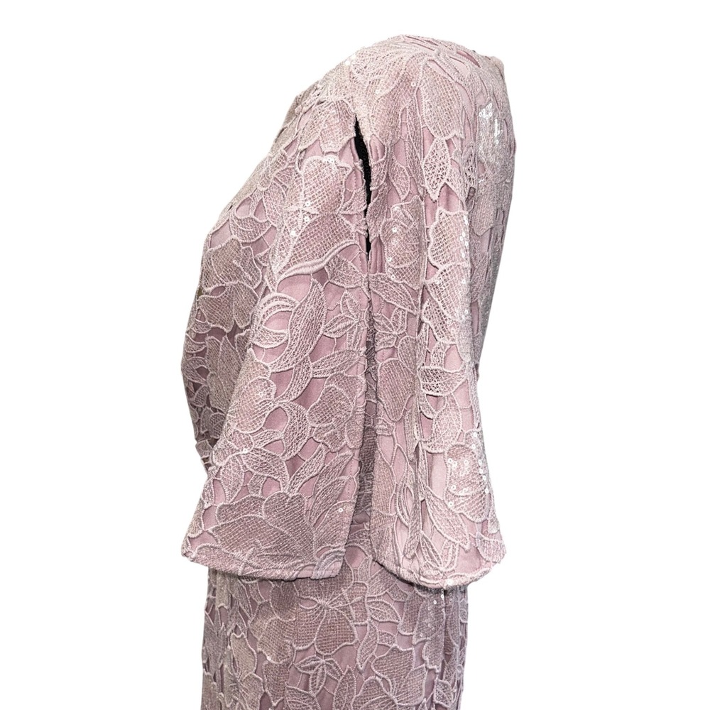 JS Collections Arabella Pink Purple Size 4 Gown Formal Evening - Picture 6 of 9